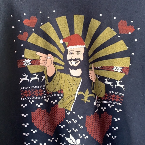 Jesus Christmas Sweater/Crewneck-Large - Picture 2 of 6